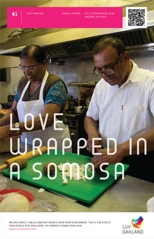 Love wrapped in a somosa