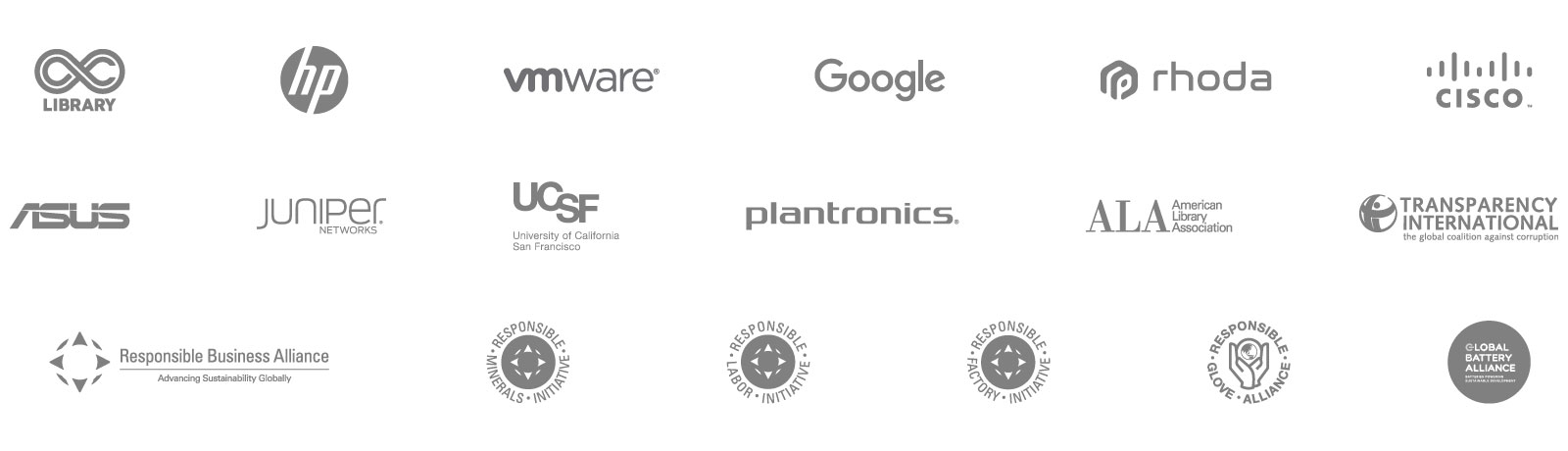 business logos of clients