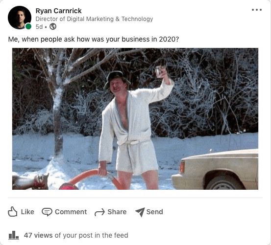 LinkedIn covid-19 doing business