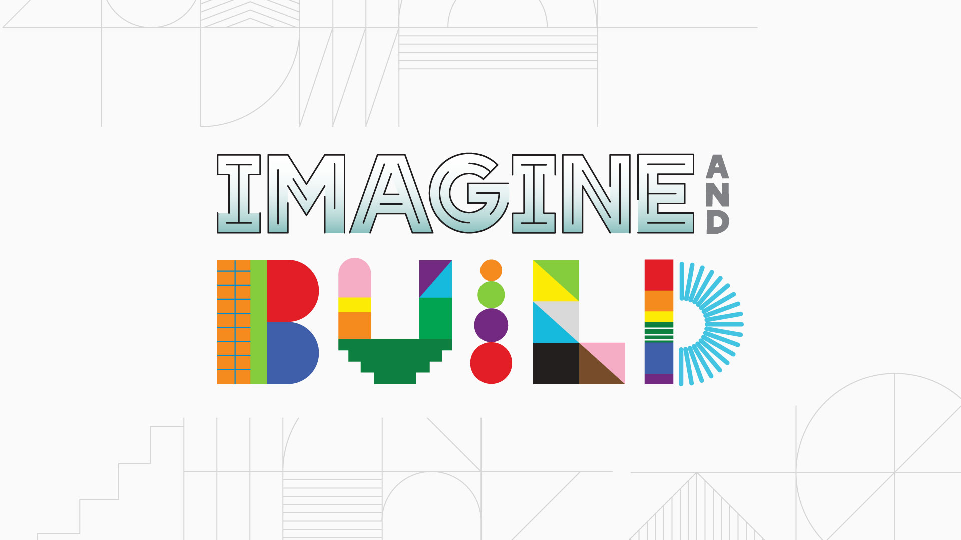 Imagine and Build logo design