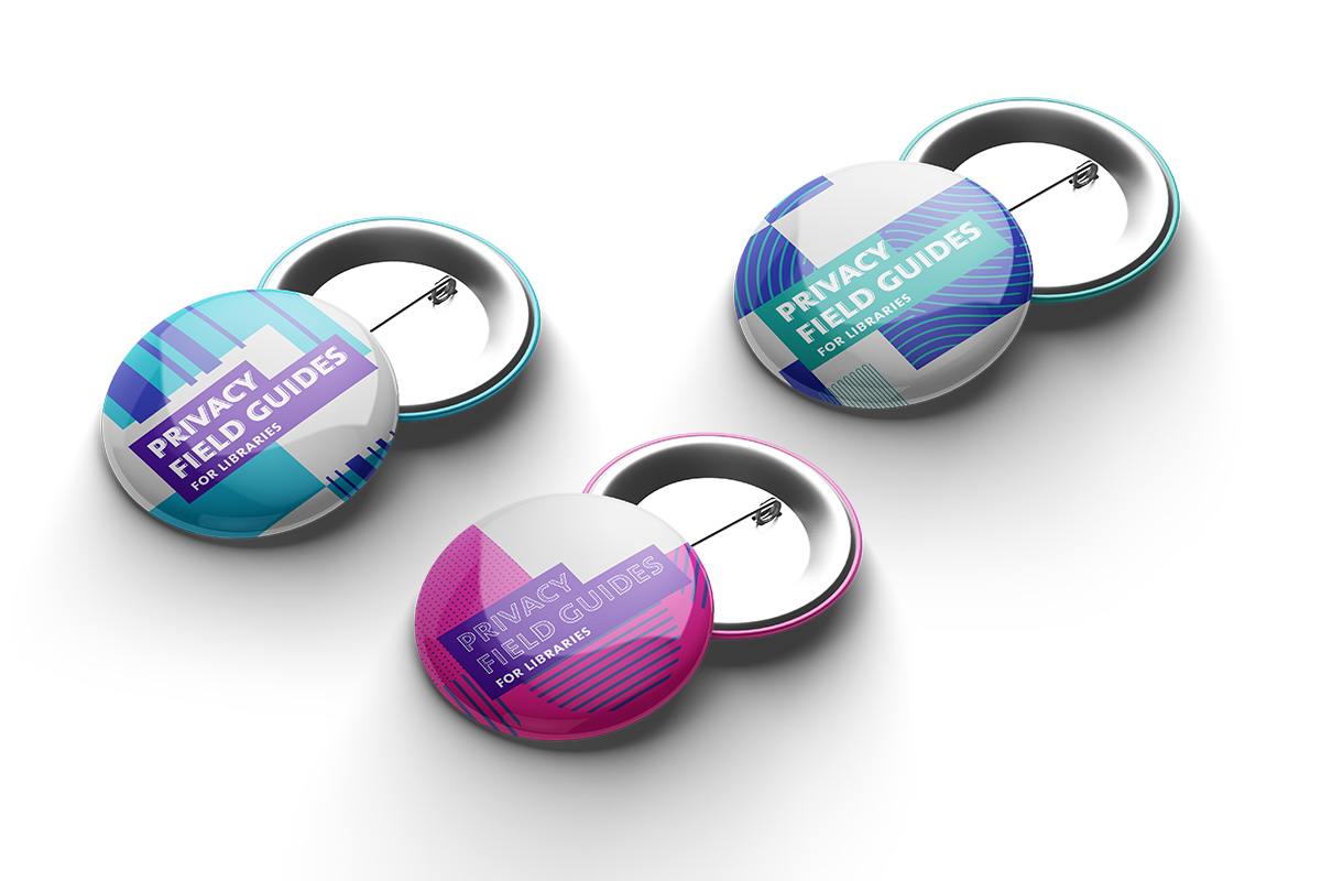 Button Design concepts for Privacy Field Guides
