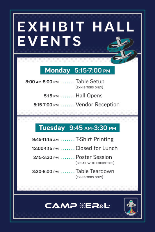 Camp ERL Exhibit Hall Poster Design