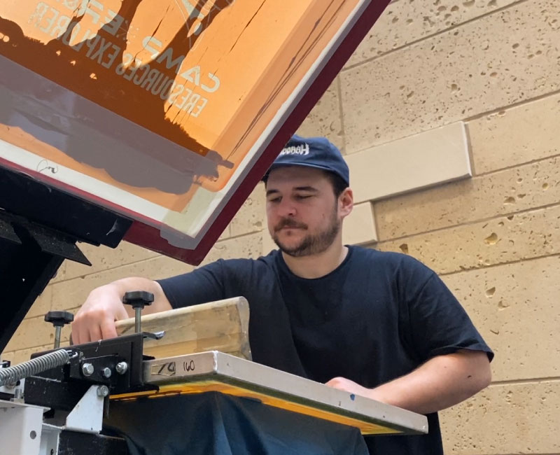 Camp ERL T-Shirt Press